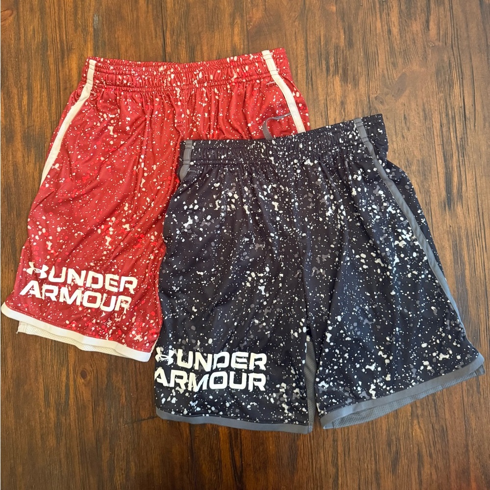 Under Armour Boys Bottoms - Red and Black NWOT